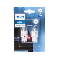 PHILIPS T20 W21W 7440 Ultinon Pro3000 LED White Light Bulbs