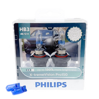 (FREE T10s) Philips HB3/9005 X-treme Vision Pro150 +150% Halogen Bulbs