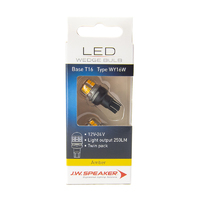JW Speaker LED T15 T16 WY16W Amber Indicator Bulbs