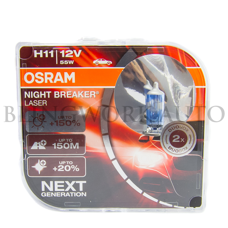 OSRAM H11 Night Breaker Unlimited +110% Halogen Bulb
