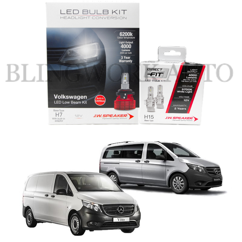 2018-2021 Mercedes Benz Vito Valente LED Headlight Package