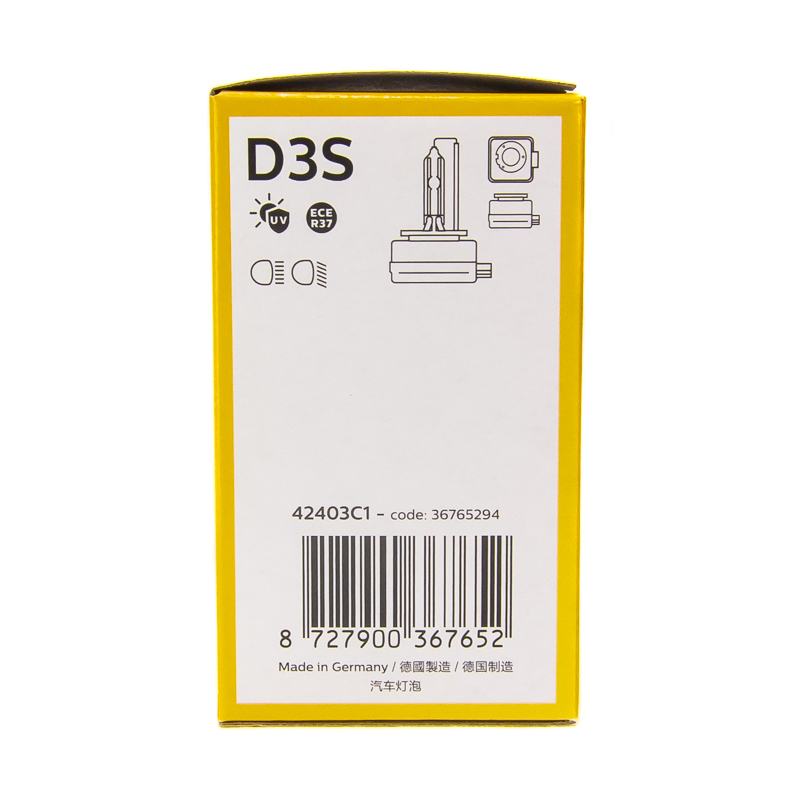 Philips D3S 42403C1 35W Xenon HID Headlight Bulb - 4200K Warm White, 1 Pack