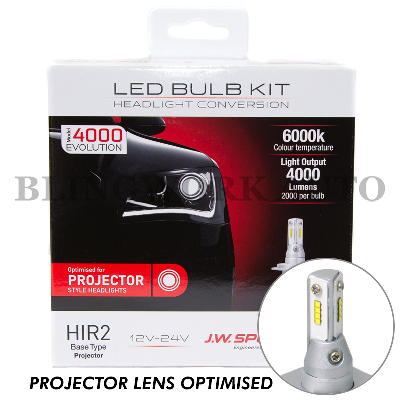 HIR2 LED Headlight + Philips H16 Dual Colour Fog Light for Toyota