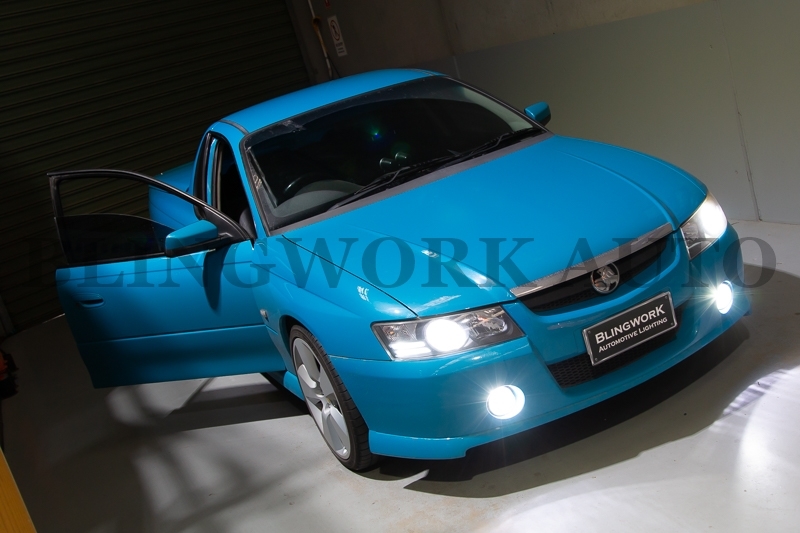 Holden VY VZ Commodore (Projector Headlight) LED H11 H9 H3 Low High Beam  Fog Light Parker Conversion