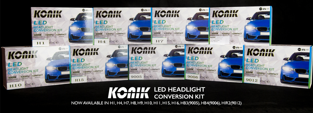 For VW Polo 6R - 2X H4 Headlight CONVERSION Kit LED Bulb PURE WHITE 6000K
