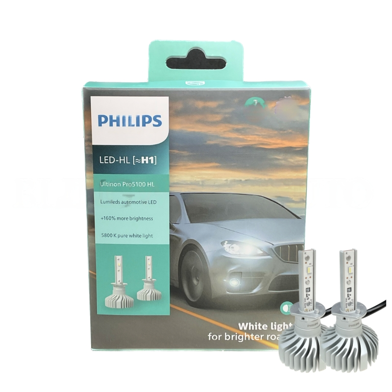 LED Bulb Set 5800K, H7 - Philips Ultinon Pro6000 - ECE approved