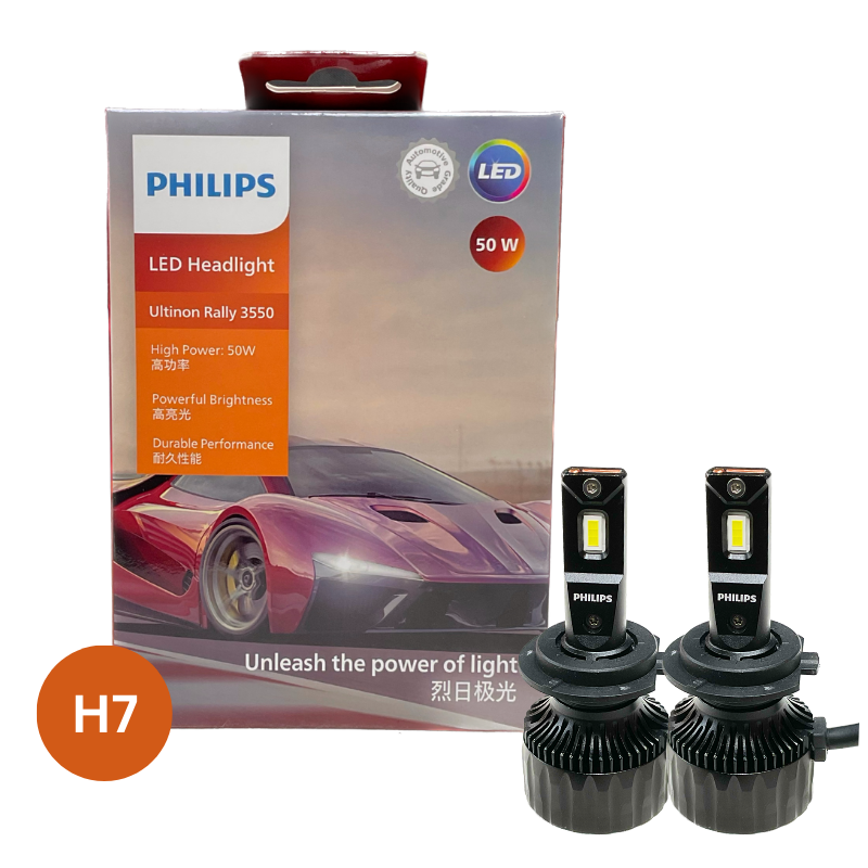 Philips H7 Ultinon Rally 3550 LED 50W 6500K Conversion Kit