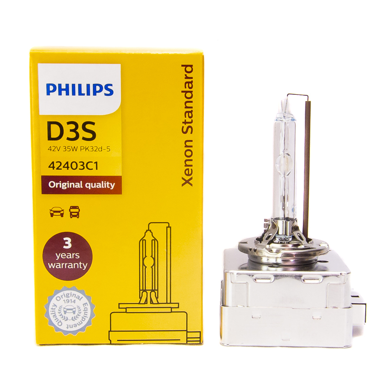 1 PC) Philips D3S Xenon OEM Factory Replacement Bulb