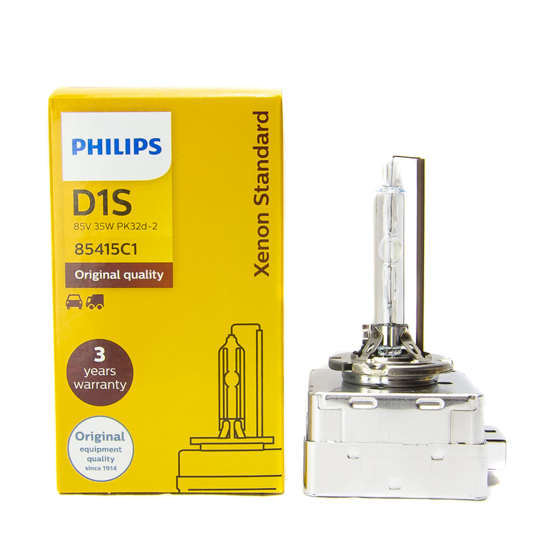 1 PC) Philips D1S Xenon OEM Factory Colour Bulb