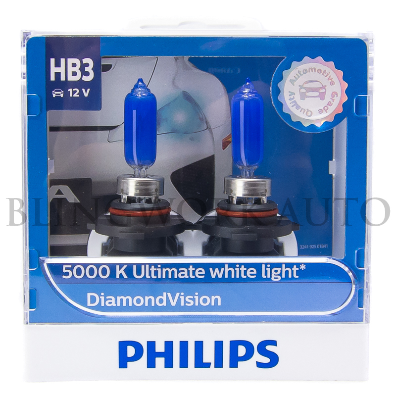 global bebida Vuelo Philips HB3/9005 Diamond Vision 5000K White Halogen Bulbs