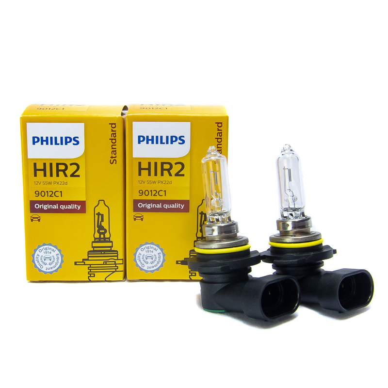 (PAIR) Philips HIR2 / 9012 OEM Replacement Light Bulb