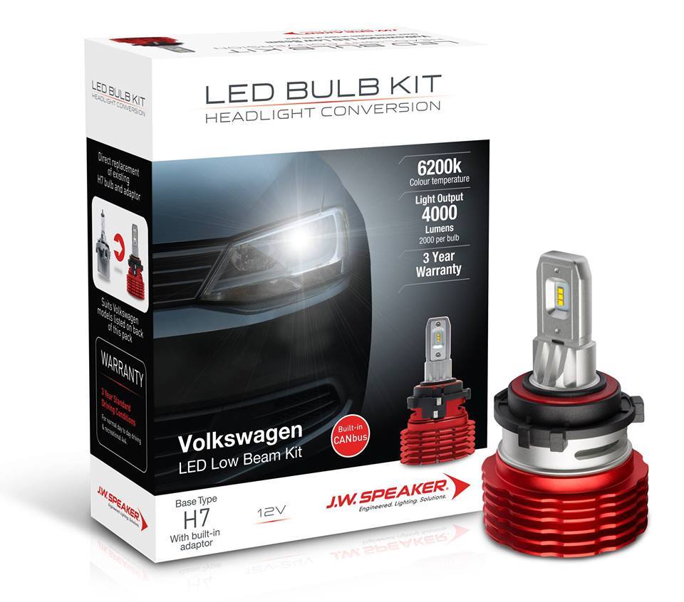 JW Speaker Volkswagen H7 6200K LED Conversion Kit