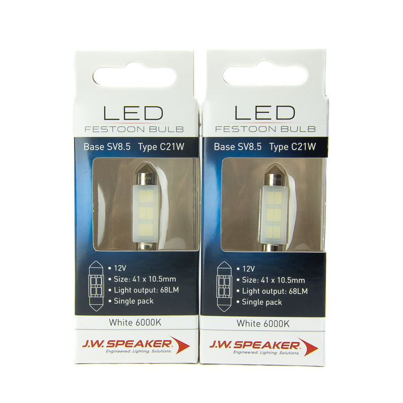 JW Speaker LED W21W T20 7440 6000K White Bulb