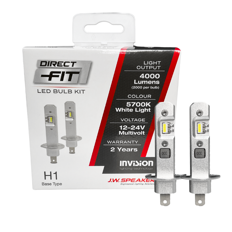 H1 LED bulbs and H1 LED kits - High performance 12V and 24V