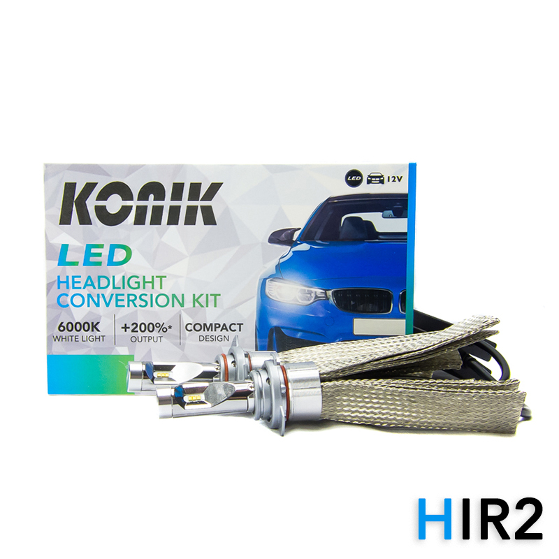 HIR2 9012 LED Headlights Conversion Kit Bulbs Replacement