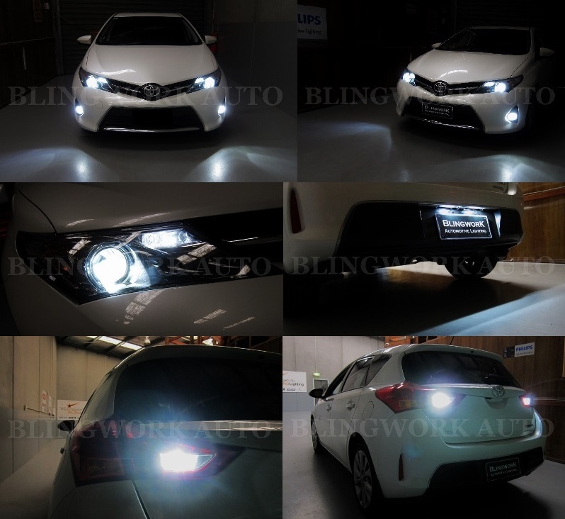 Toyota ZRE182 Corolla Hatchback LED Upgrade Kit HIR2/9012 H16 T10 T15