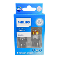 PHILIPS T20 W21W 7440 Ultinon Pro7000 LED 6000K White Light Bulbs