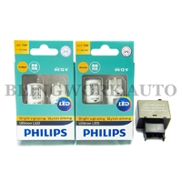 PHILIPS WY21W T20 AMBER LED Indicator + Flasher Relay for MY15+ Subaru WRX STI