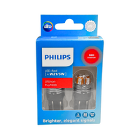 PHILIPS T20 W21/5W 7443 Ultinon Pro7000 RED LED Dual Brightness Brake Light Bulbs