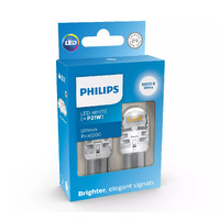 PHILIPS Pro6000 P21W BA15s 1156 Ultinon LED 6000K White Light Bulbs