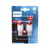 PHILIPS P21/5W BAY15d 1157 RED Ultinon Pro3000 LED Brake Tail Light Bulbs