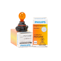 (PAIR) Philips PSY24W AMBER OEM Replacement Light Bulb