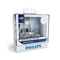 Philips H1 White Vision Warm White Halogen Bulbs