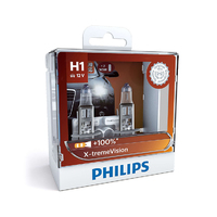 Philips H1 X-treme Vision +100% Halogen Bulbs