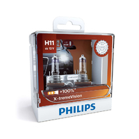 Philips H11 X-treme Vision +100% Halogen Bulbs