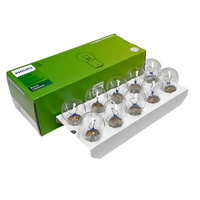 10pcs Philips BA15s P21W 1156 LongLife EcoVision Light Bulbs 12V Extra Lifetime 12498