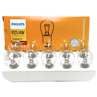 (10 PCS) Philips P21/4W BAZ15d OEM Replacement Light Bulbs