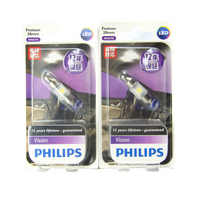 (PAIR) Philips 30mm Festoon Vision LED 6000K Bulb