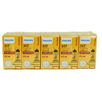 (10 PCS) Philips H7 12V 55W OEM Replacement Light Bulbs