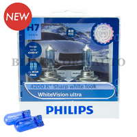 Philips H7 White Vision Ultra Warm White Halogen Bulbs