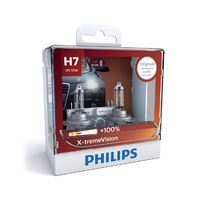 Philips H7 X-treme Vision +100% Halogen Bulbs