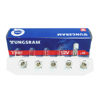 TUNGSRAM T4W BA9S 12V 4W OEM Replacement Light Bulbs