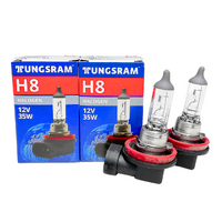 (PAIR) Tungsram H8 OEM Replacement Light Bulb