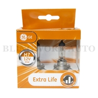 (PAIR) GENERAL ELECTRIC H7 Extra Life Halogen Bulbs