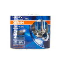 OSRAM H4 Cool Blue Advance 5000K White Halogen Bulbs