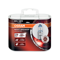 OSRAM H1 Night Breaker Unlimited +110% Halogen Bulbs