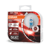 OSRAM H7 Night Breaker LASER +150% Halogen Bulbs