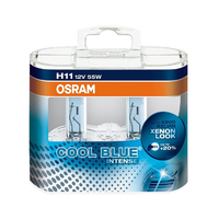 OSRAM H11 Cool Blue Intense +20% 4200K White Halogen Bulbs