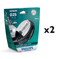 (PAIR) Philips D2S Xenon X-tremeVision GEN2 +150% Bulb