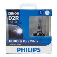 (PAIR) Philips D2R Ultinon 6000K Xenon HID Bulbs