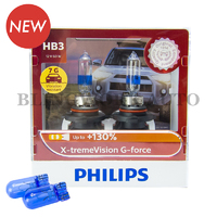 Philips HB3/9005 X-treme Vision G-force +130% Halogen Bulbs