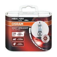 OSRAM HB4/9006 Night Breaker Unlimited +110% Halogen Bulbs
