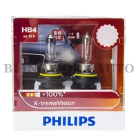 Philips HB4/9006 X-treme Vision +100% Halogen Bulbs