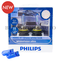 Philips HIR2 9012 White Vision Ultra Warm White Halogen Bulbs