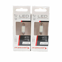 JW Speaker LED 36mm C10W Festoon 6000K White Bulbs