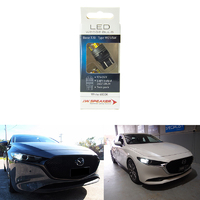 (PAIR) JW Speaker LED W21/5W T20 7443 White DRL Parker Bulbs for Mazda 3 BP CX-9 TC